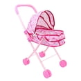 thumbnail image 4 of HILABEE Poussette Mini Pliable pour Poupée Bébé Jeu d'Imitation pour Âges 1 2 3 Ans avec, 4 of 9