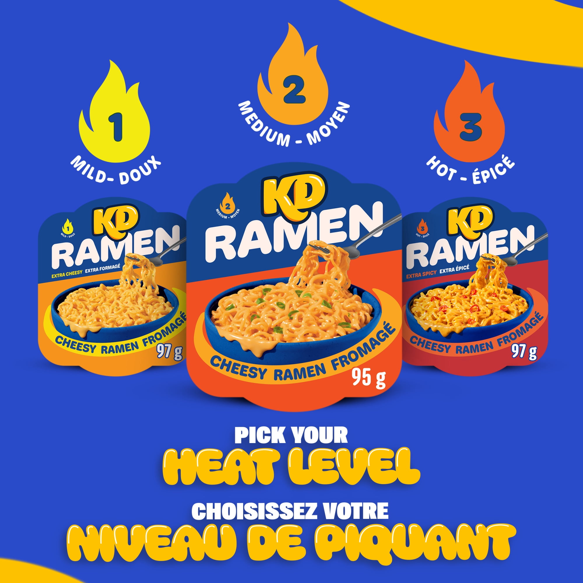 Kd Bol De Ramen Extra Fromagé, 97 G