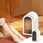 LSLJS Space Heater, 1200W Heaters Indoor Portable with Thermostat, Fast Heating Ceramic Room Small Heater with Heating and Fan Modes for Bedroom, Office And