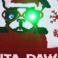 thumbnail image 2 of Christmas Decor Knitted Christmas Hat Cartoon Pattern Light Flashing Cap LED New Year  Gifts, 2 of 4