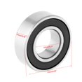 thumbnail image 4 of LHCER Rubber Sealed Bearing, Miniature Ball Bearing, Metal Bearing, For Small Hobby Shaft For Rod Projects, 4 of 8