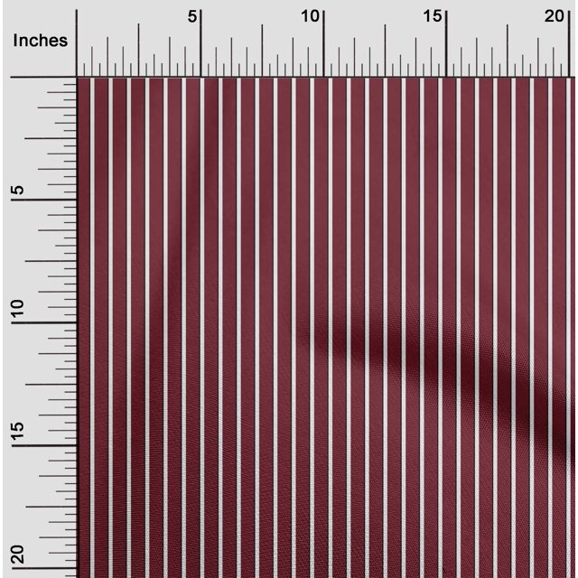 oneOone Georgette Viscose Fabric Vertical Stripe Print Fabric By Yard 42 Inch Wide
