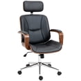 thumbnail image 1 of HOMCOM Office Chair, Swivel Desk Chair with Adjustable Height, Black, 1 of 10