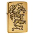 thumbnail image 1 of ZIPPO 29725 ZIPPO BRUSHED BRASS DRAGON LIGHTER, 1 of 10