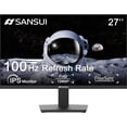 thumbnail image 1 of SANSUI 27 Inch Monitor, IPS 120Hz Computer Monitor Full HD 1920 x 1080P with HDMI DP Interfaces, Eye Care, Frameless, 100 x 100mm VESA Mountable (HDM, 1 of 8