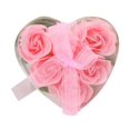 thumbnail image 1 of 6Pcs Scented Rose Flower Bath Body Soap Wedding Party Gift, 1 of 8