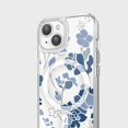 thumbnail image 4 of Caseco Mag-SafeiPhone 15 Blue Pattern Clear Case, 4 of 5