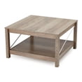 thumbnail image 1 of JOMEED 31.5" Square Coffee Table Modern Living Room Accent Furniture, Beige, 1 of 12