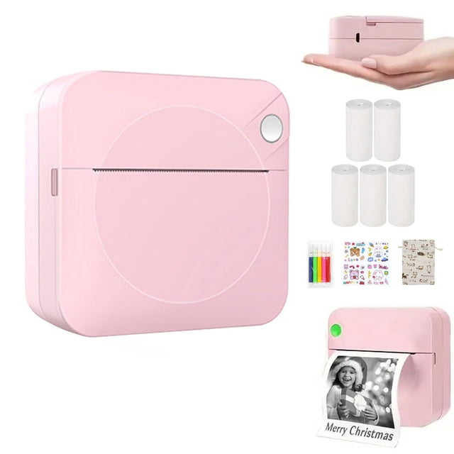 Cqxid Mini Printer Under $20 Home & Garden Electrical Tools Portabel Print Pod,Portable Photo Pocket Student Wrong Question Printing