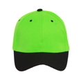 thumbnail image 2 of Casquette de Baseball Bicolore Ajustable, Noir Lime, 2 of 2