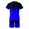 thumbnail image 4 of Men's Suits Contemporary Fashion Two-Piece Set Featuring 3D Digital Print Short Sleeve Top and Matching Shorts for Everyday Comfort and Style, 4 of 4