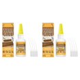 thumbnail image 2 of Strong Wood Glue Transparent with Precision Tips Powerful Wood Glue Instant Strong Hold Works on All Wood Types, Waterproof Quick Dry Adhesive for Indoor Outdoor , 2 Wood Glue Sticks + 8 Droppers, 2 of 5