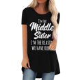thumbnail image 1 of Pompotops Femmes Mode Casual Chemises Manches Courtes Tee Tops Tunique Blouse, 1 of 4