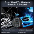 thumbnail image 3 of 3-in-1 Wireless CarPlay Adapter, Car Screen Mirroring Adapter, Wired to Wireless Screen Mirroring and Audio Connection, Compatible with iPhone, 3 of 8