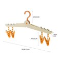 thumbnail image 4 of Birdeem Folding Clothes Hanger Portable Travel Multi Functional Plastic Clothes Hanger, 4 of 10