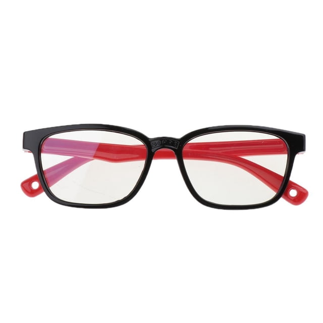 Kids Glasses Blue-blocking Silicone Frame 400 Computer Eyewear Red