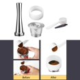 thumbnail image 2 of Dosette de Café en Acier Inoxydable Réutilisable Haut de Gamme Rechargeable pour Café Machine à Café Réutilisable en Acier Inoxydable, 2 of 9