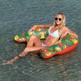 thumbnail image 4 of Margaritaville Pool Floats Sit & Sip Hammock Inflatable Water Chair, Red, 4 of 4