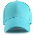 thumbnail image 1 of ORUYROP Men Women Plain Cotton Structured Baseball Cap Adjustable Strapback 6 Panel Hat, 1 of 2