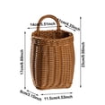 thumbnail image 2 of Woven Wall Mounted Storage Decorative Handled Shelf Organizer for Home and Use, 2 of 4