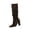Black, variant on Kyusrd Mid-Calf Boots For Women Women's High-Heels Mid Calf Boots Middle Tube Boot Comfortable Casual Shoes