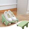 thumbnail image 3 of bbymog Closet Organizers and Storagehome Storage Shoe Rack Double Tier Shoe Tray Rack Dormitory Shoe Cabinet Tiered Shelf, 3 of 7