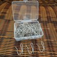 thumbnail image 1 of AMERTEER 60 Pcs Crochets de Rideau en Métal en Forme de S pour Maison Salon Chambre Fenêtre Porte Rideaux, 1 of 10
