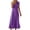 Purple, variant on Amzcrzy Dresses for Women Solid Color Sleeveless Spring Dresses V Neck Button Summer Dress Comfortable Cotton Linen Dress Trendy Turndown Collar Maxi Dresses