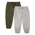 thumbnail image 1 of CHUANK Boys Jersey Knit Joggers  2-Pack  Sizes 4-18 & Husky, 1 of 3