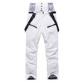 thumbnail image 1 of Tidyack,Insulated Ski Pants, Windproof Snowboard Pants, Waterproof Breathable, Men's Large Size, Dual-Layer Design, For Skiing Snowboarding, High-Performance Outdoors Gear, Durable Nylon Lining,, 1 of 9