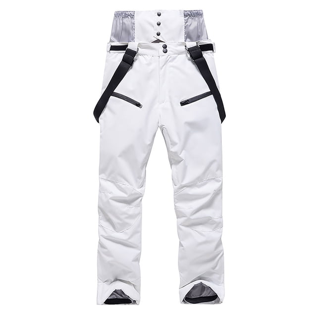 Tidyack,Insulated Ski Pants, Windproof Snowboard Pants, Waterproof Breathable, Men's Large Size, Dual-Layer Design, For Skiing Snowboarding, High-Performance Outdoors Gear, Durable Nylon Lining,