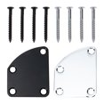 thumbnail image 3 of 2 Sets Guitar Neck Plates Neck Plate with Screws Guitar Reinforcement Boards, 3 of 7
