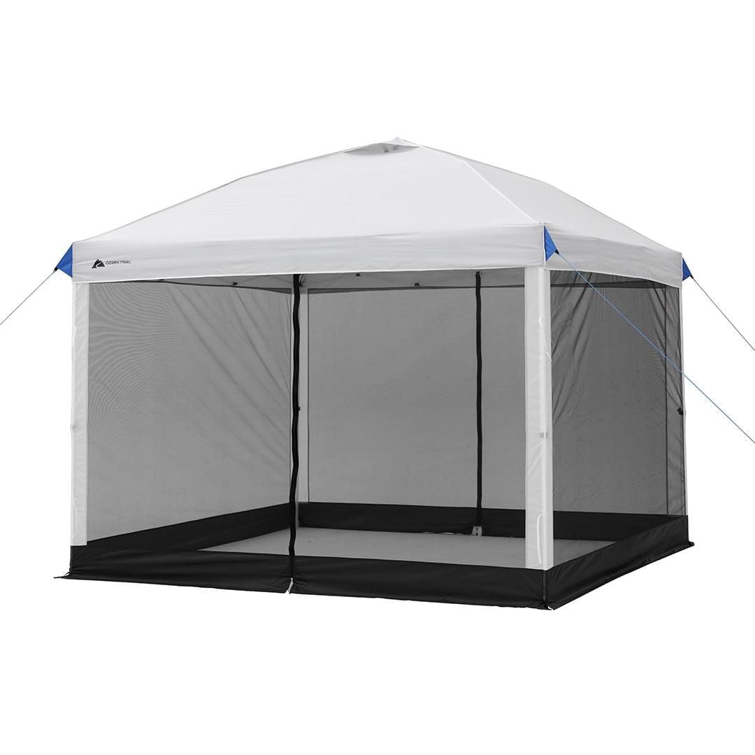 Ozark Trail 10 FT x 10 FT Straight Leg Canopy Mesh Curtain Accessory - Frame Not Included, GRAY