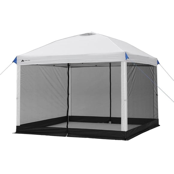 Rideau en filet pour auvent à pieds droits Ozark Trail 3,04 m x 3,04 m - cadre non inclus, GRIS