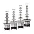 thumbnail image 2 of Chocolate Fountain Stainless Steel Chocolate Waterfall Machine Melting Warming Function 4/5/6/7 Tiers Commercial Use ,Widely Used, 2 of 7