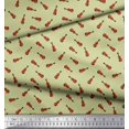 thumbnail image 2 of Soimoi Velvet Fabric Guitar Musical Instrument Print Fabric by The Yard 58 Inch Wide, 2 of 3