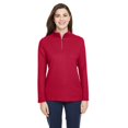 thumbnail image 1 of Core 365 Ladies' Fusion ChromaSoftâ„¢ Pique Quarter-Zip CE405W, 1 of 3