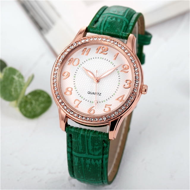 WIFKLSIIPG Montre pour Femme à Diamants Montre à Bracelet Mode