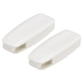 thumbnail image 1 of Unique Bargains Blinds Chain Handle, 2Pack 80mm Roller Shade Cord Weights for Window Parts, White, 1 of 6
