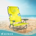 thumbnail image 4 of Ostrich On-Your-Back Outdoor Lounge 5 Position Reclining Beach Chair (3 Pack), 4 of 12