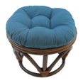 thumbnail image 1 of Blazing Needles 18" Footstool Twill Fabric Cushion-Toffee, 1 of 3