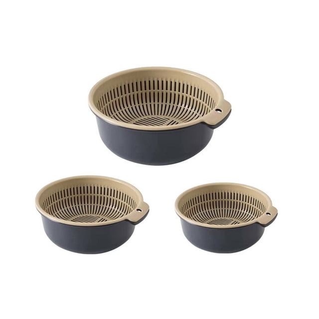 Birdeem Three-Piece Water Basket Three-Piece Fruit and Vegetable Water Basket