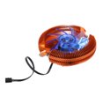 thumbnail image 1 of Amdohai Refroidisseur Hydraulique CPU Ventilateurs de Caloduc Silencieux Dissipateur de Chaleur Remplacement pour Intel 1366 LED Light, 1 of 7