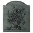 thumbnail image 1 of Minuteman CFB-06 Bouquet Fireback - Cast Iron - Black, 1 of 3