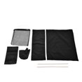 thumbnail image 2 of Chair , Simple Installation Wear Resistant Director Chair Cover Attractive With Garbage Storage Bag For Household Purple,Black,Rose Red, 2 of 8