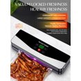 thumbnail image 1 of Machine de Mise sous Vide pour Aliments d'Extérieur et de Maison, Pompe à Vide Entièrement Automatique, Utilisation Humide et Sèche, Scelleuse Rechargeable par USB, Capacité de Batterie : 2000 mAh, 1 of 9