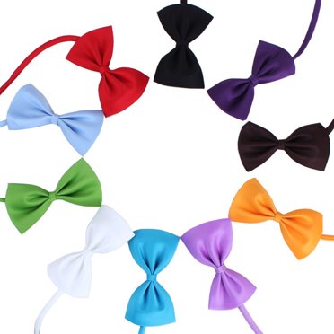10 Pcs Nœuds Papillon pour Chien Collier Ajustable Accessoires pour Chien