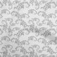 thumbnail image 1 of oneOone Georgette Viscose Off White Fabric Asian Paisley Sewing Craft Projects Fabric Prints By Yard 42 Inch Wide, 1 of 4