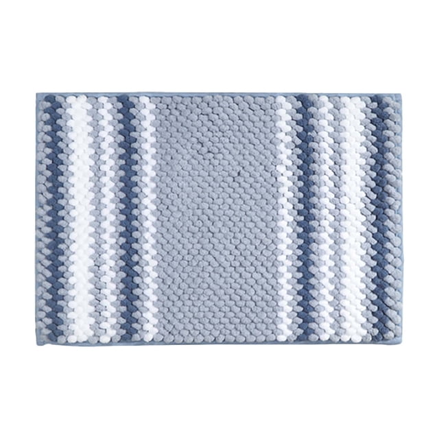 Bath Shower Mat Rugs Washable Bathroom Non Slip Rug Bath Rug Mat for Shower Bath Mats for Bathroom Water Absorbent and Machine Washable Bathroom Decorative for Bathroom Floor and Tub, 17x24 Inch
