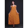 thumbnail image 4 of Bimba Robe Longue Décontractée en Rayonne Florale pour Femmes Bretelles Spaghetti Maxi Robe d'Été-petite, 4 of 4